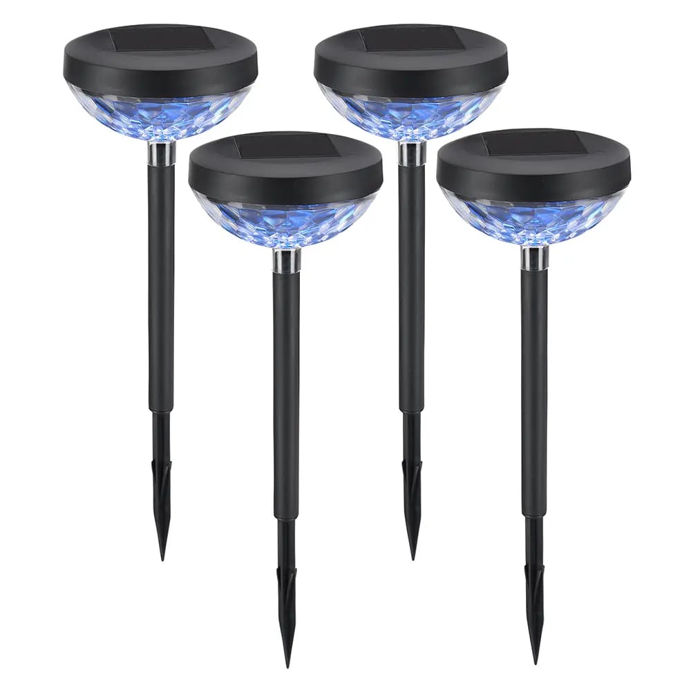 Solasa Colorful Solar Pathway Lights, 4 pk