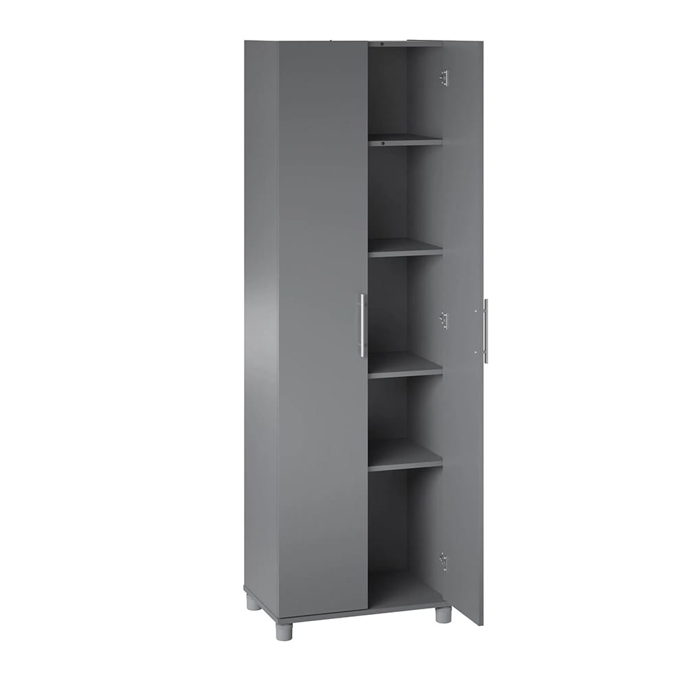 Freestanding Utility Storage Cabinet, Graphite