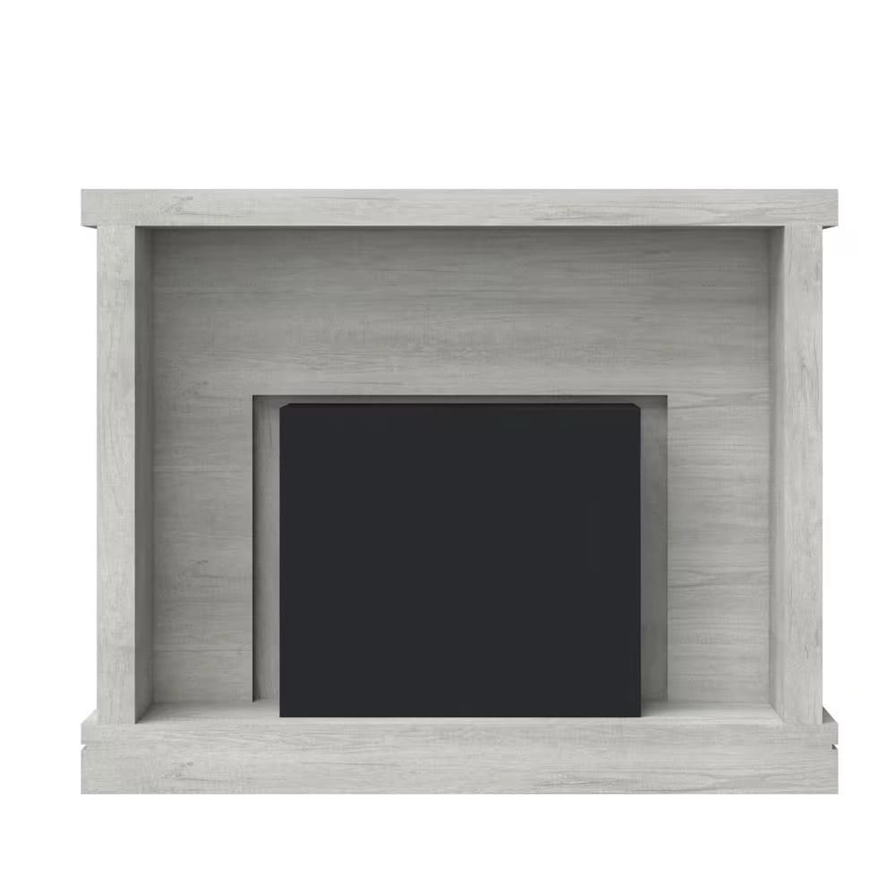 Twin Star Home Wall Mantel Electric Fireplace, Sargent Oak
