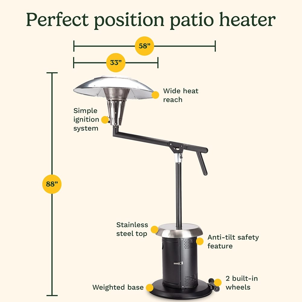 Cuisinart Perfect Position Propane Patio Heater