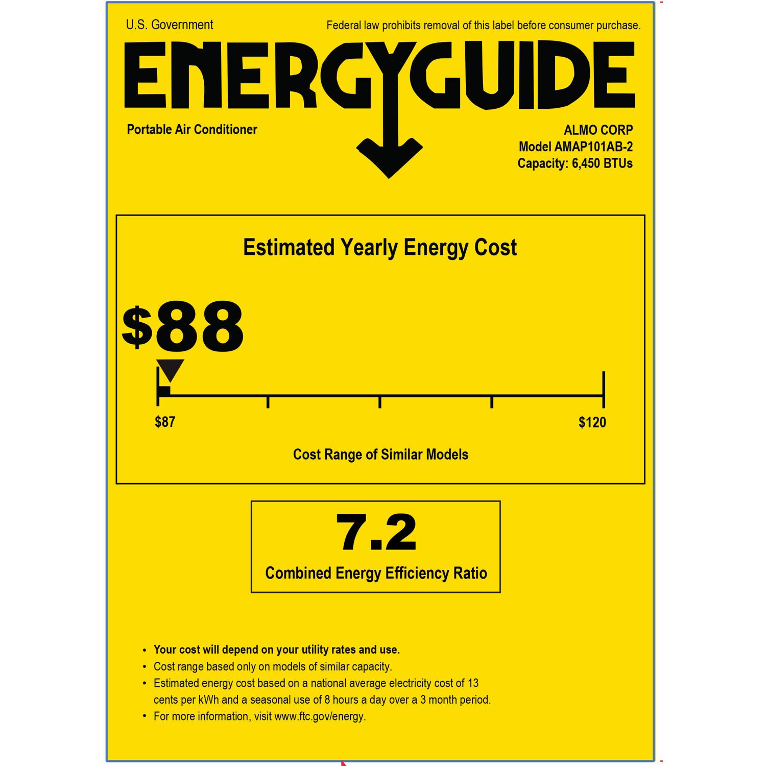 Amana Portable Air Conditioner, 10,000 BTU