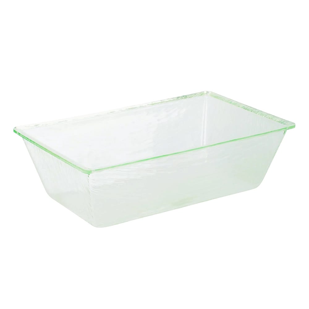 TableCraft 18 Quart Rectangular Beverage Tub, Green