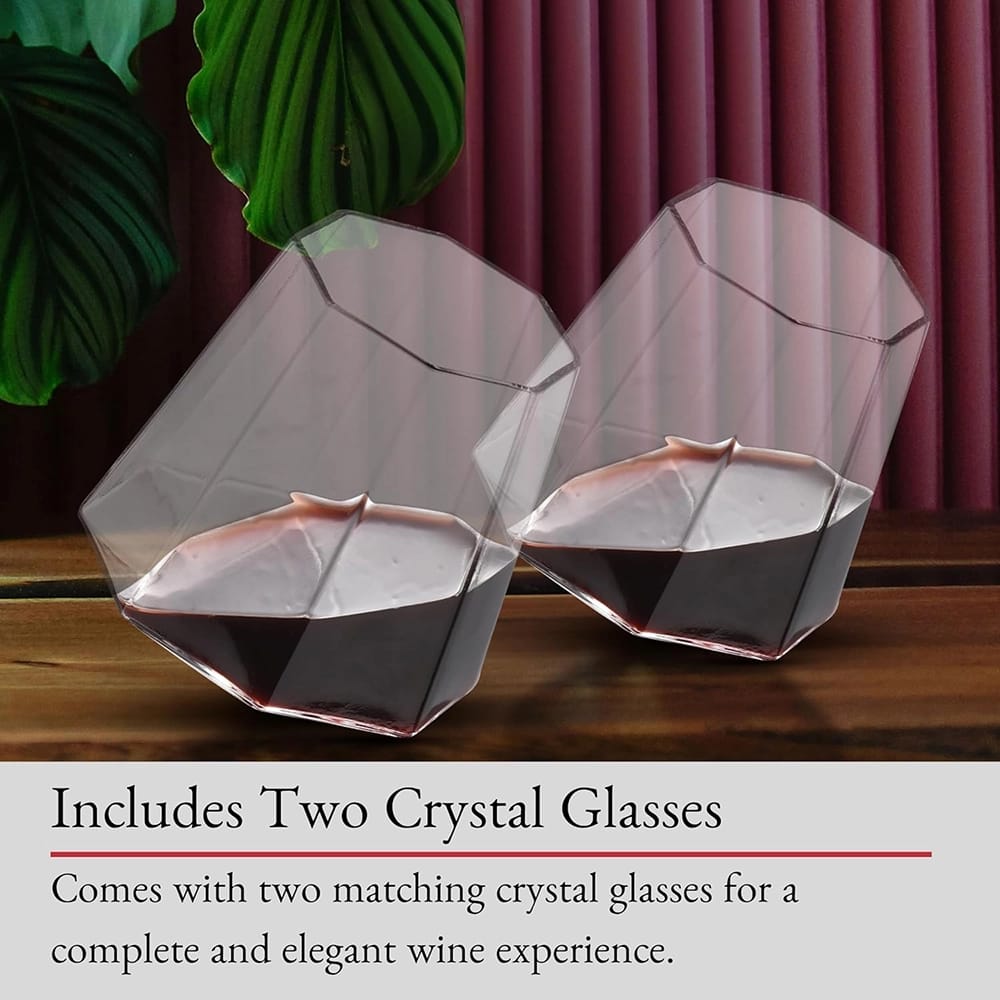 Barvivo Wine Decanter with 2 Glasses