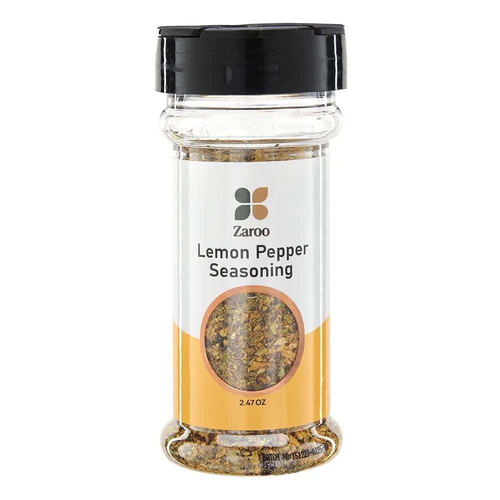 Zaroo Lemon Pepper Seasoning, 2.47 oz