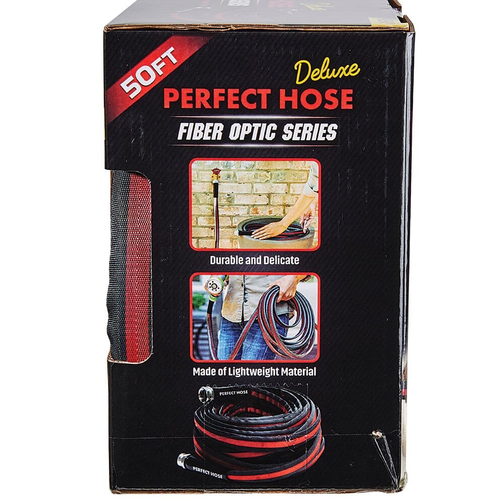Perfect Hose Deluxe Fiber Optic Series 50' Garden Hose