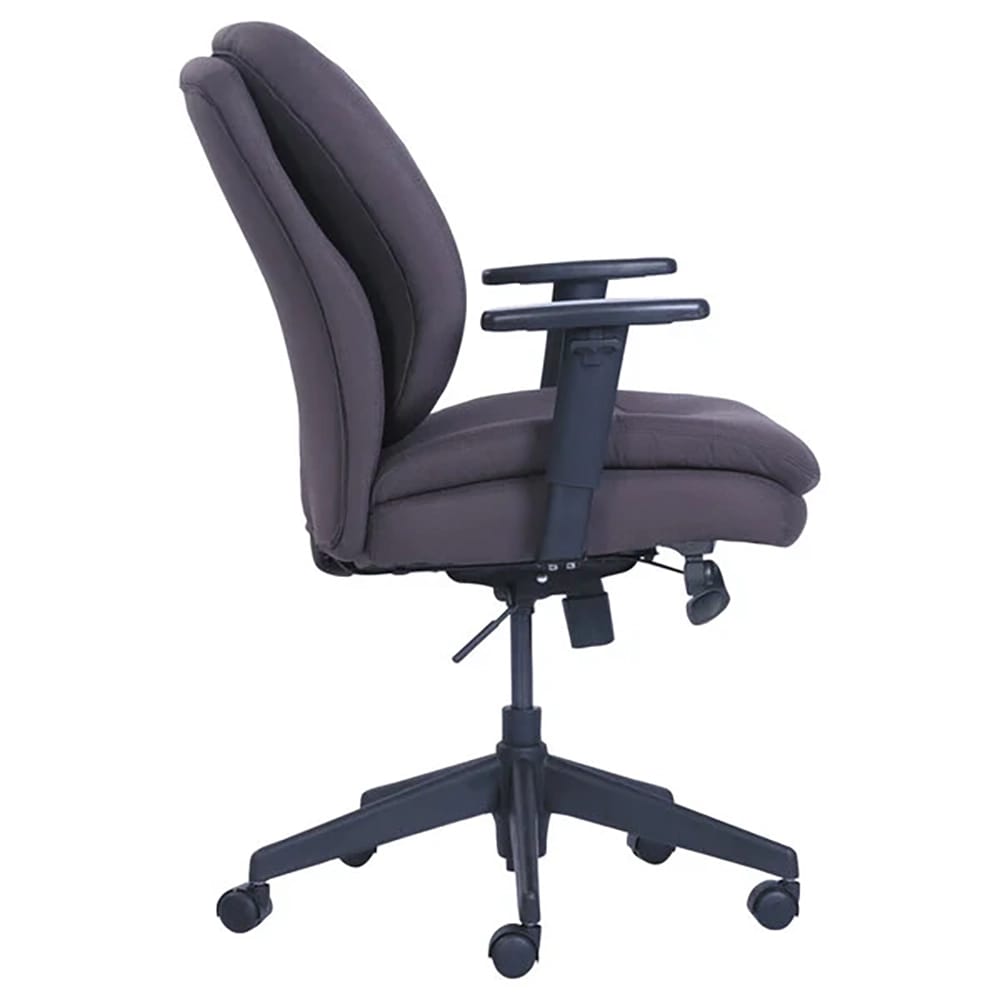 Serta Pedic Cosset Swivel/Tilt Office Chair, Gray
