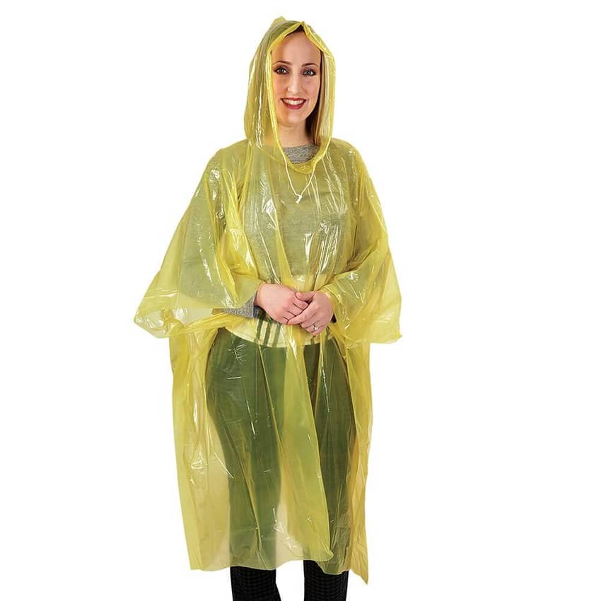 Deluxe Rain Poncho, 2 pk, 52" x 80"