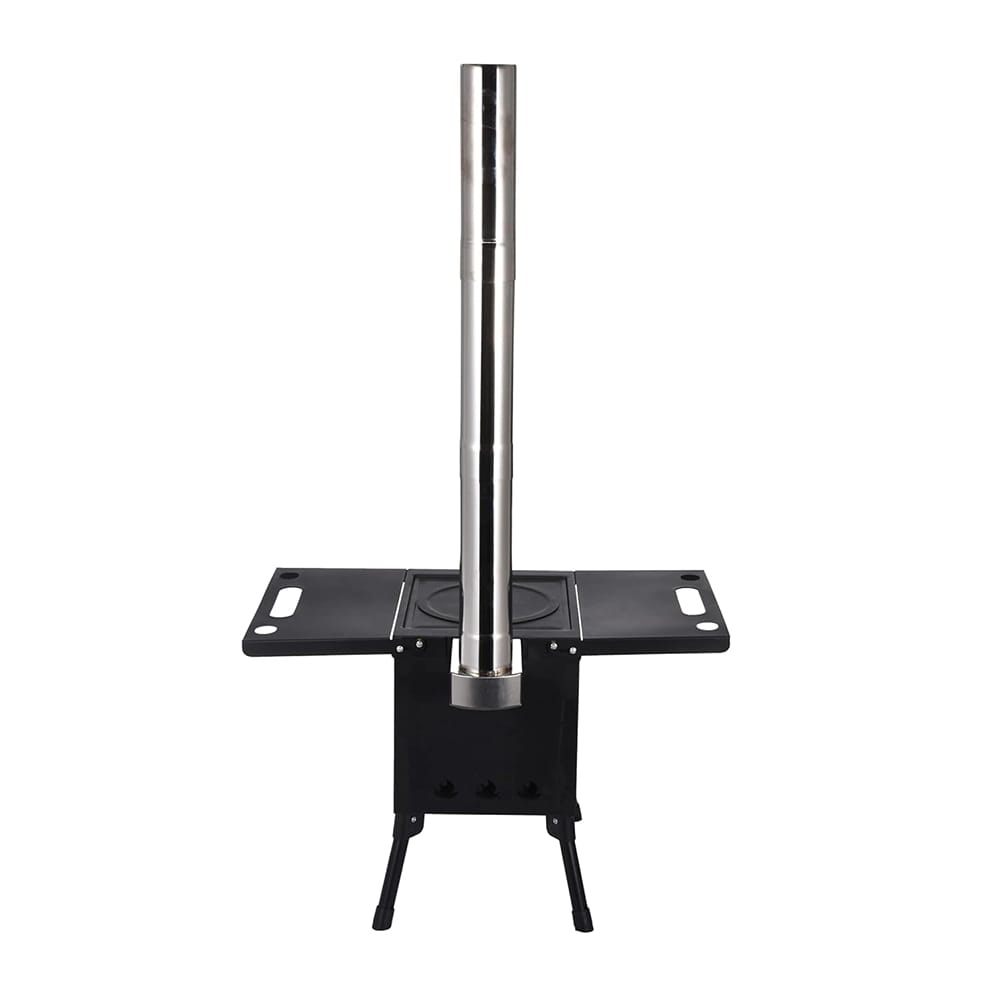 ZoreStar Outdoor Camping Wood Stove, Black