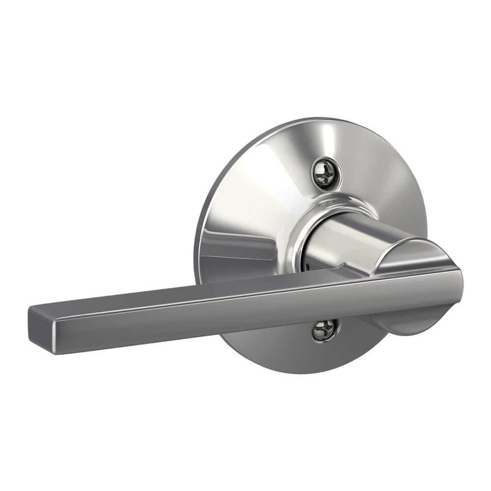 Schlage Latitude Dummy Door Lever, Bright Chrome