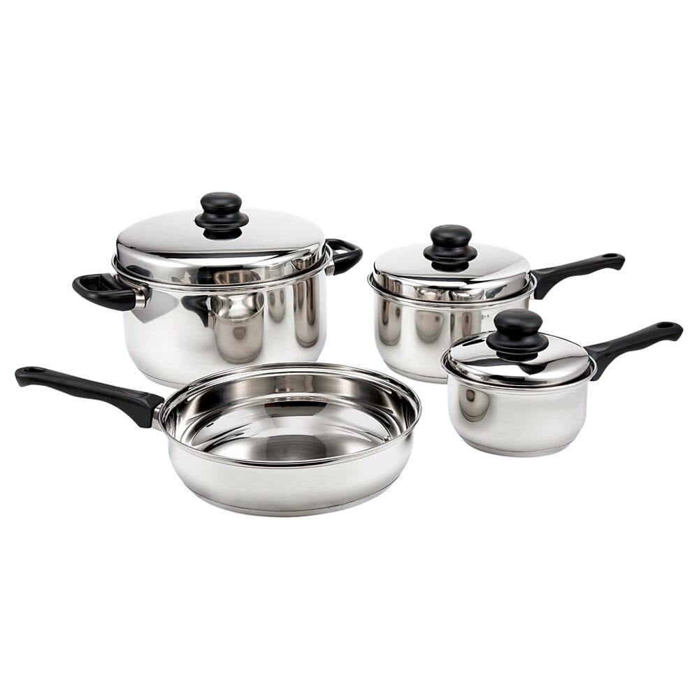 Focus Foodservice Stainless Steel Cookware Set, 7-Piece