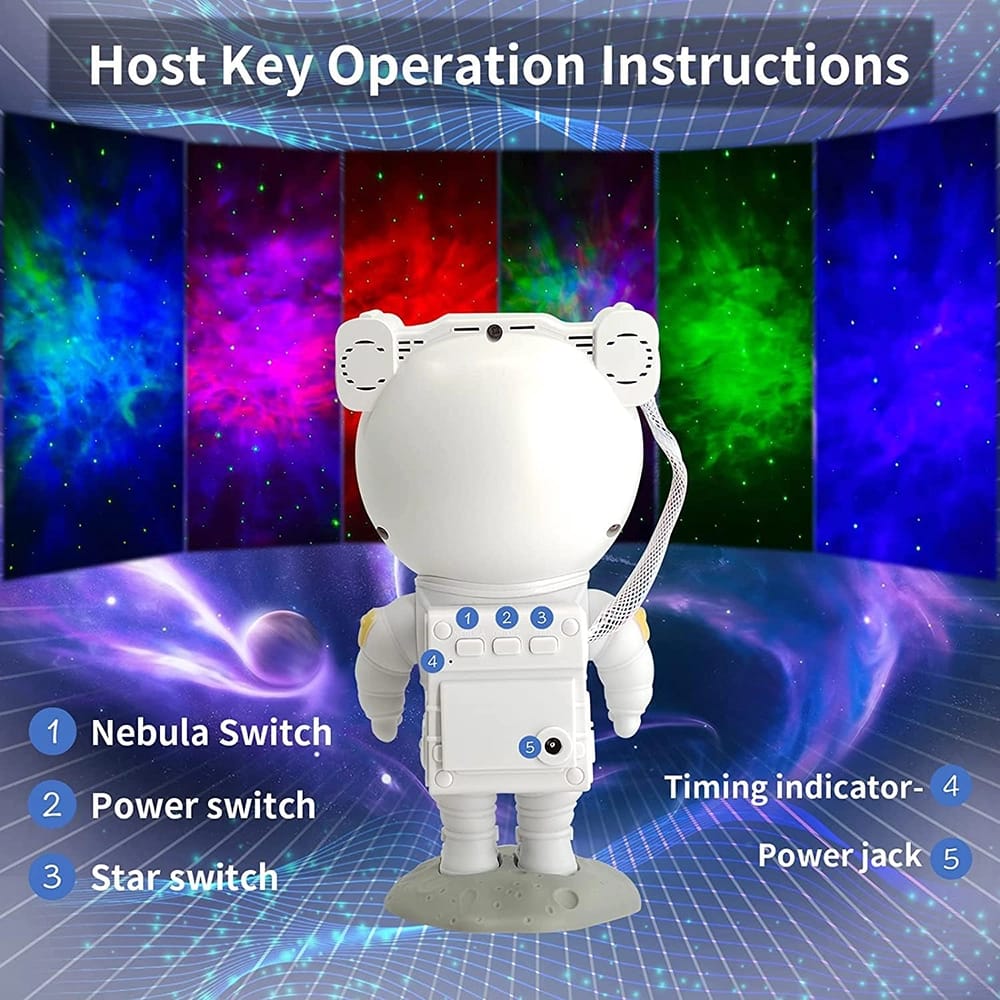 Astronaut 360°Adjustable Galaxy Projector
