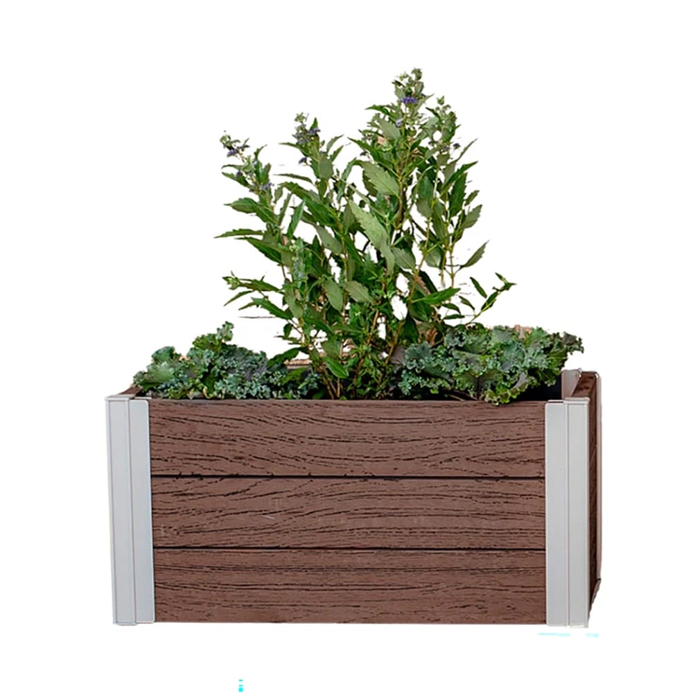Vita Urbana 12" x 24" Planter, Espresso