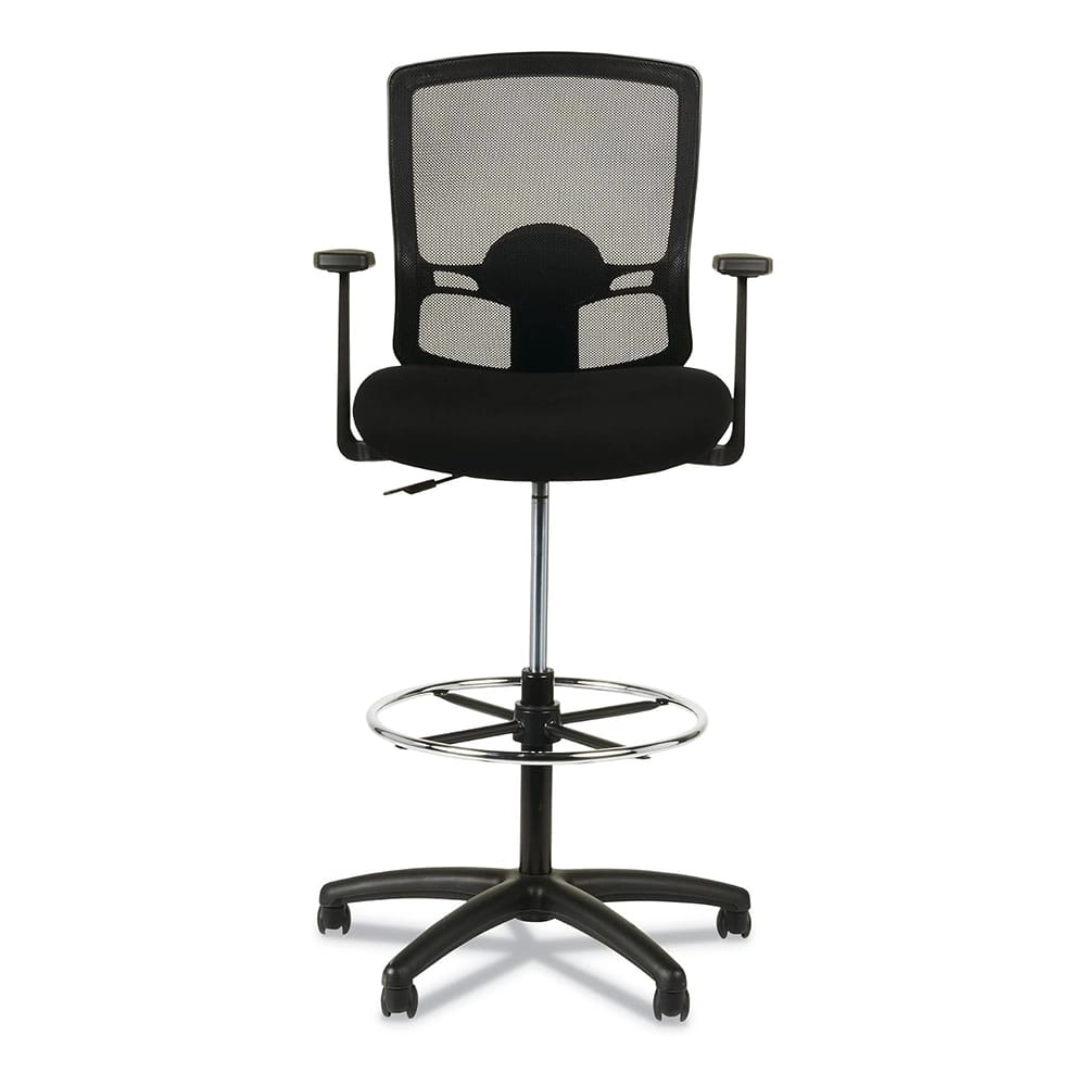 Alera ALE Etros Series Mesh Stool, Black