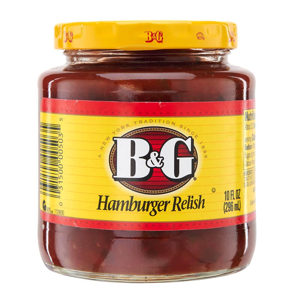 B & G Hamburger Relish, 10 oz