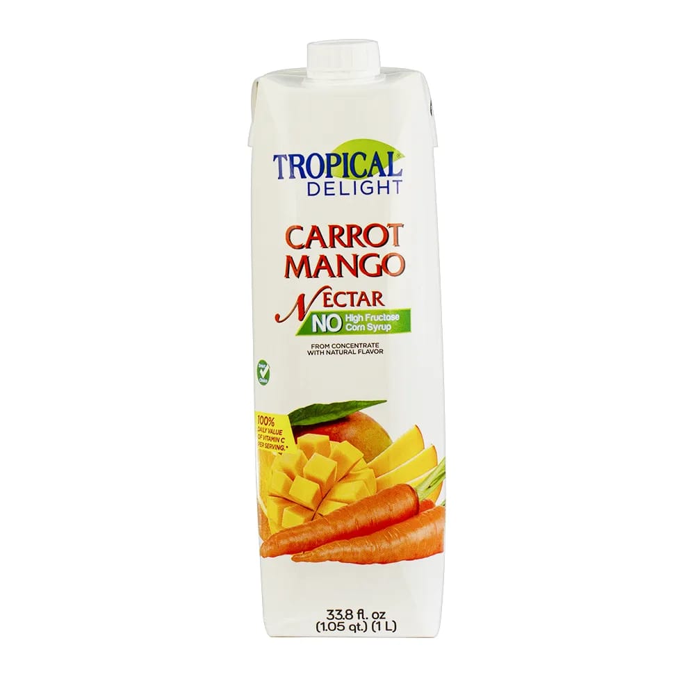 Tropical Delight Carrot Mango Nectar, 33.8 oz