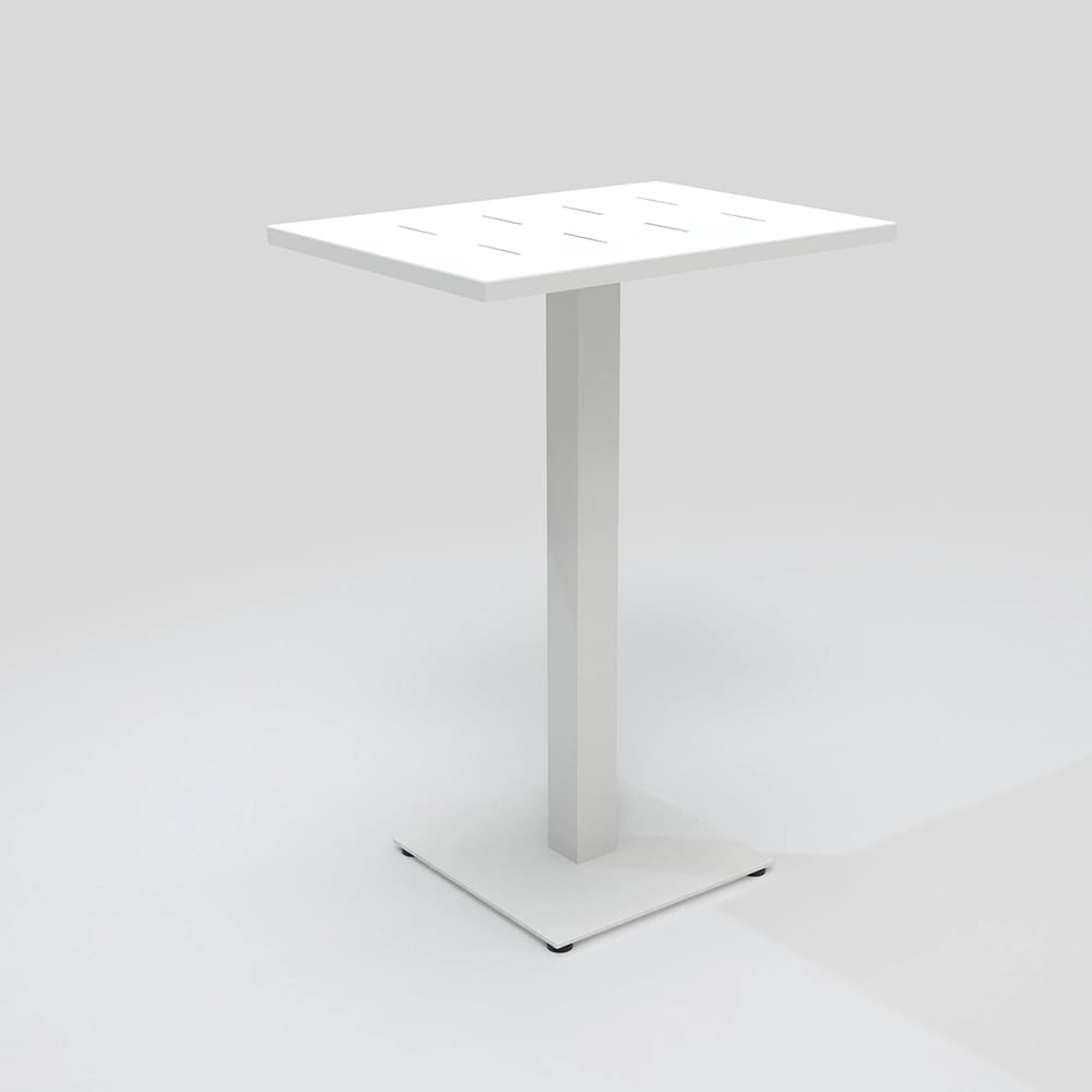 Maiori Impression Bistro Bar Table, Blanc
