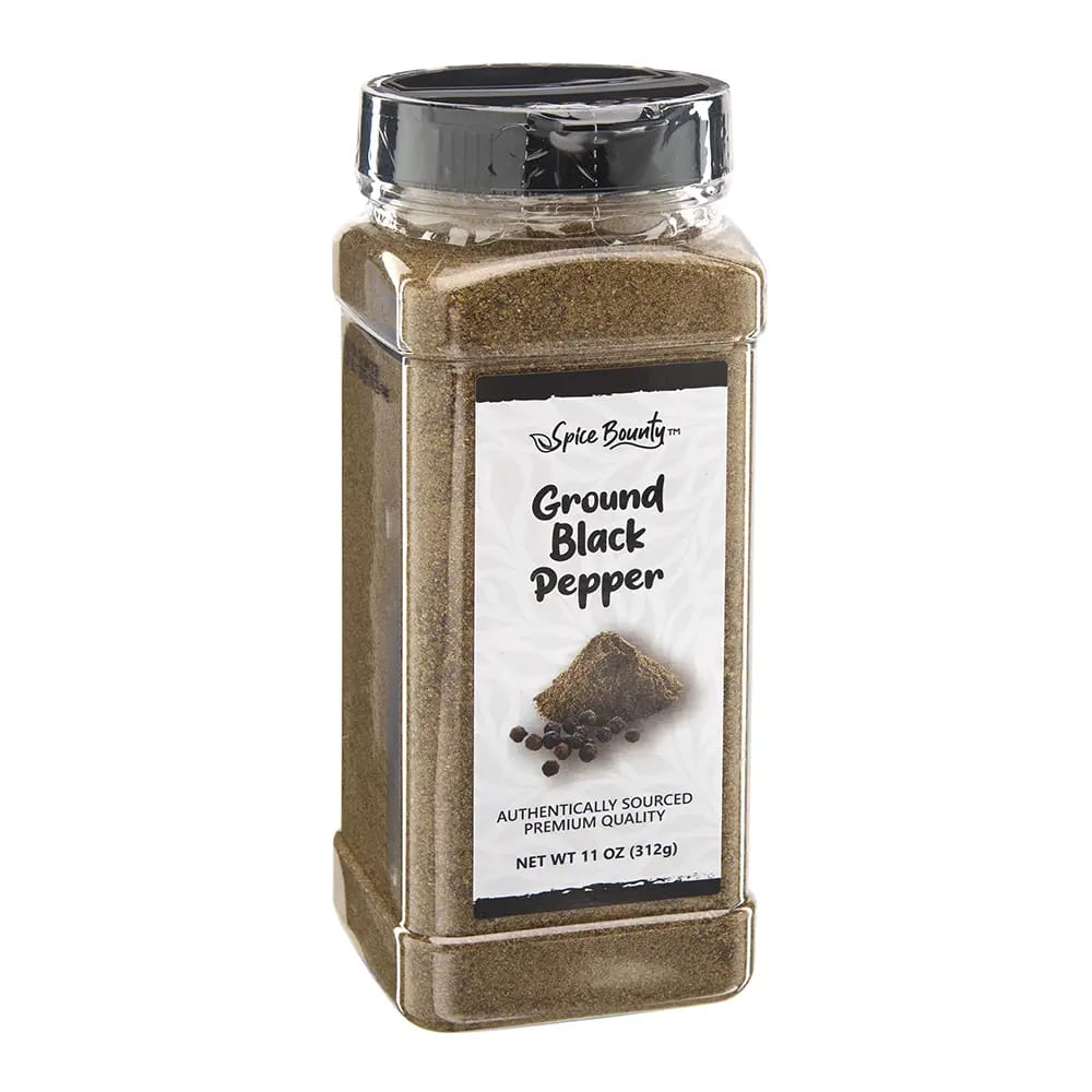 Spice Bounty Ground Black Pepper, 11oz.