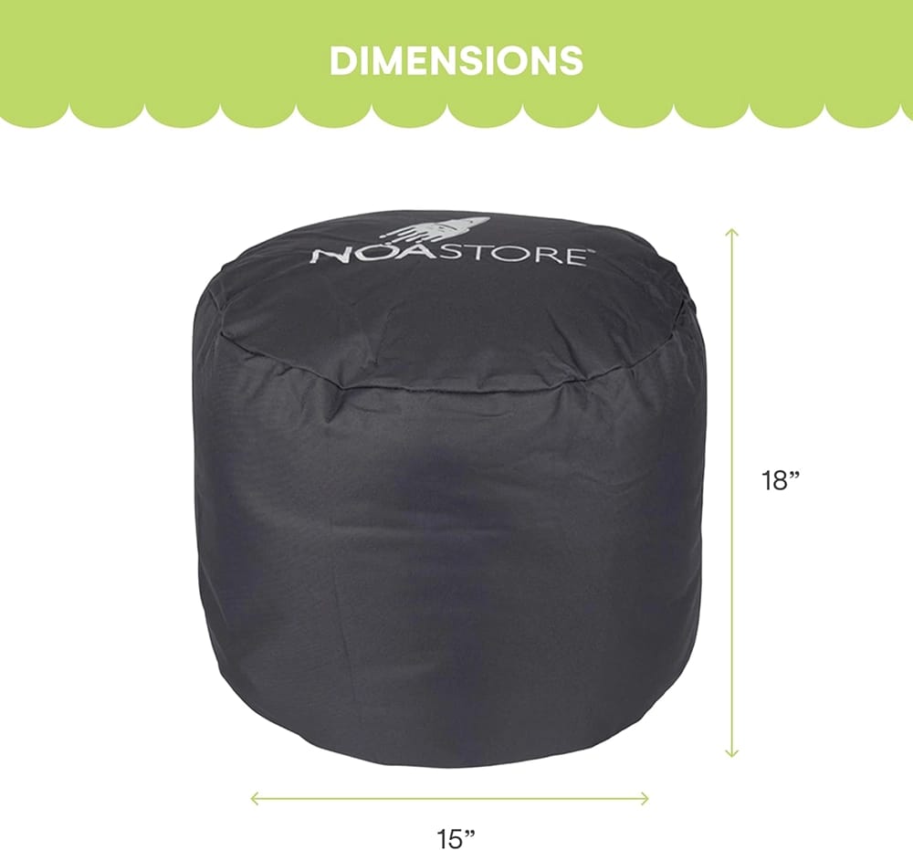 Noa Store 18" Grill Cover, Gray