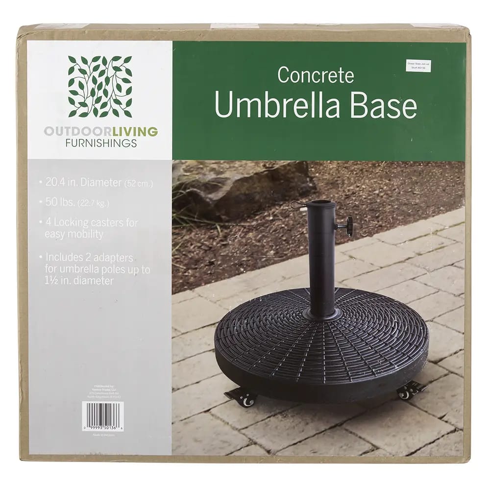 Outdoor Living Concrete Umbrella Base, 50 lbs
