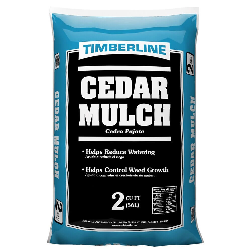 Timberline Cedar Mulch, 2 cu ft