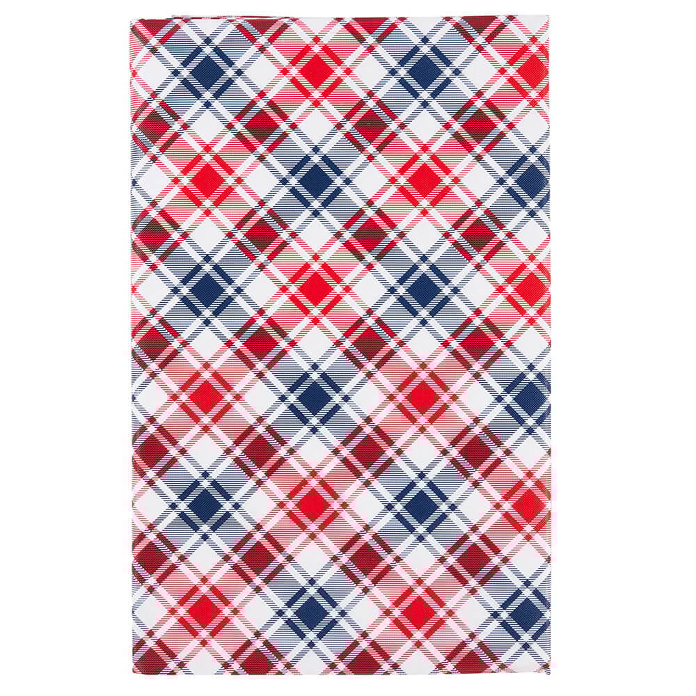 Americana Vinyl Tablecloth with Flannel Backing