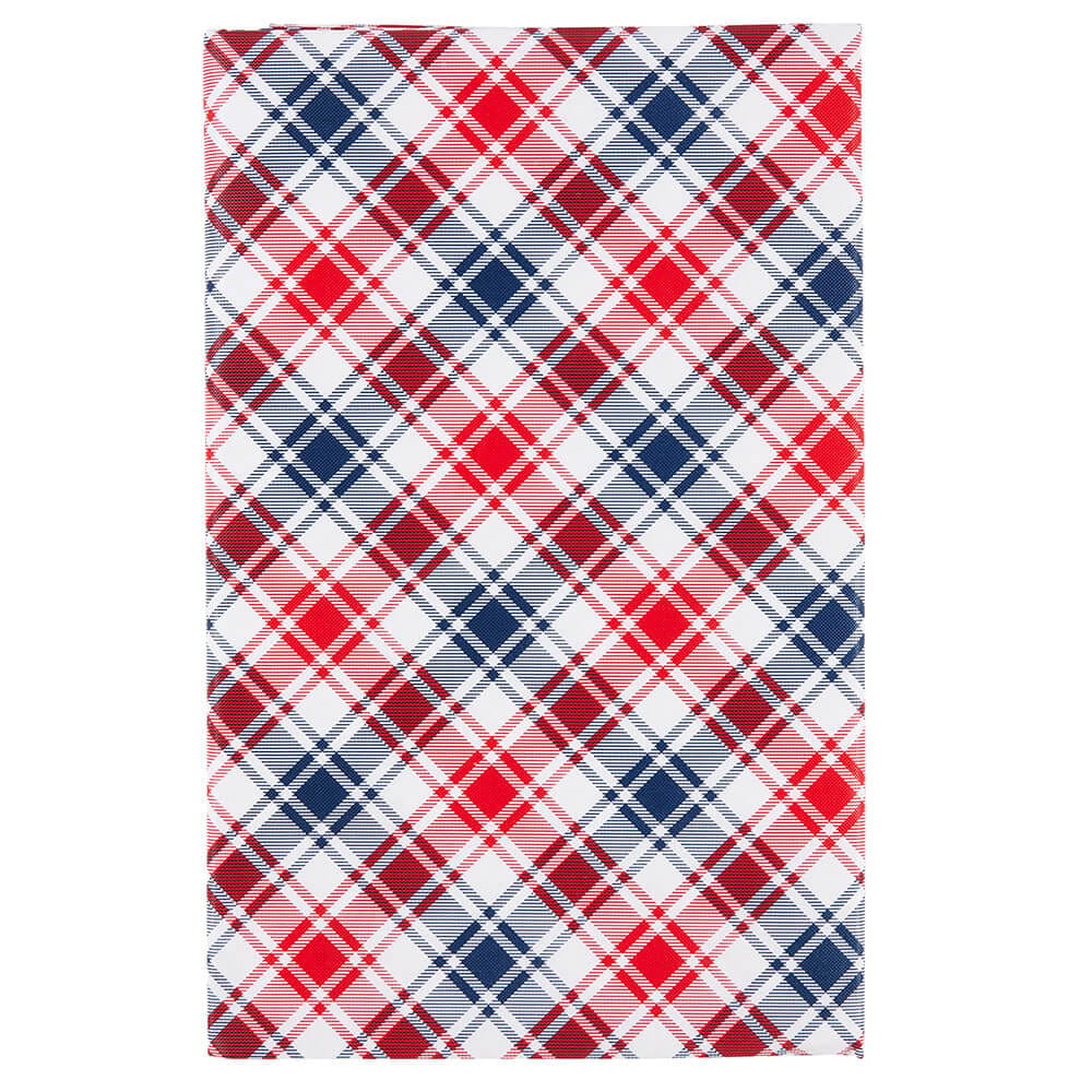 Americana Vinyl Tablecloth with Flannel Backing