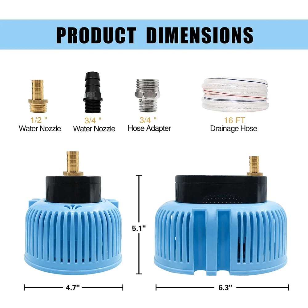 Edou Pool Cover Pump, Blue