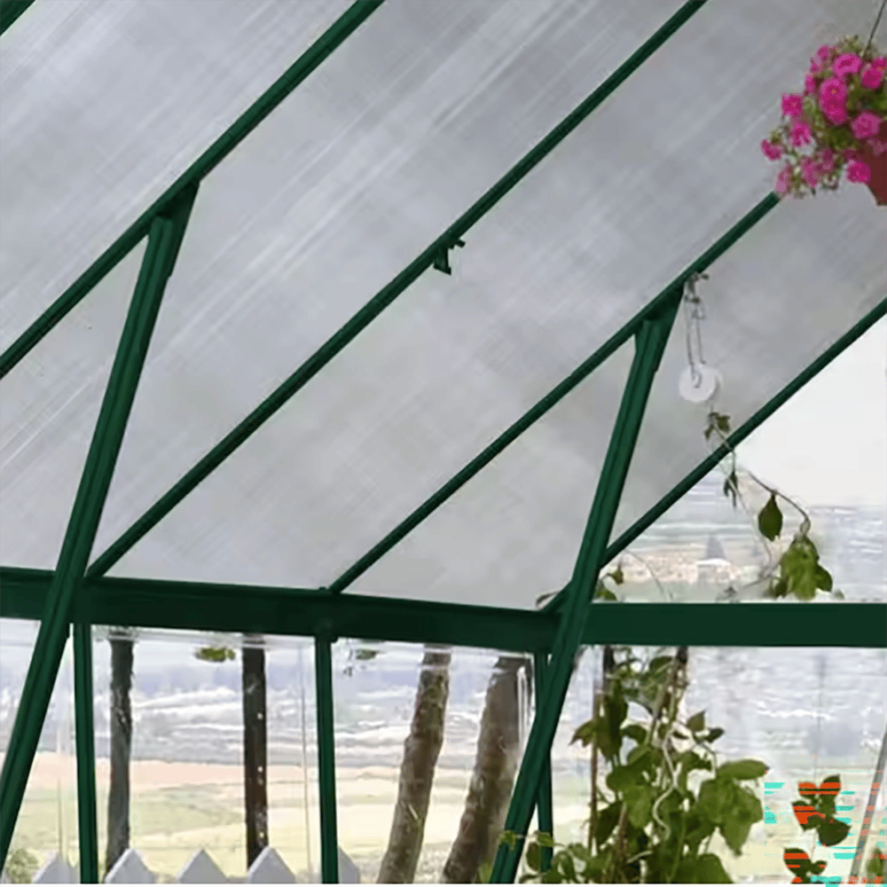 Canopia Balance Hybrid Polycarbonate DIY Greenhouse Kit, Green/Clear, 8' x 12'