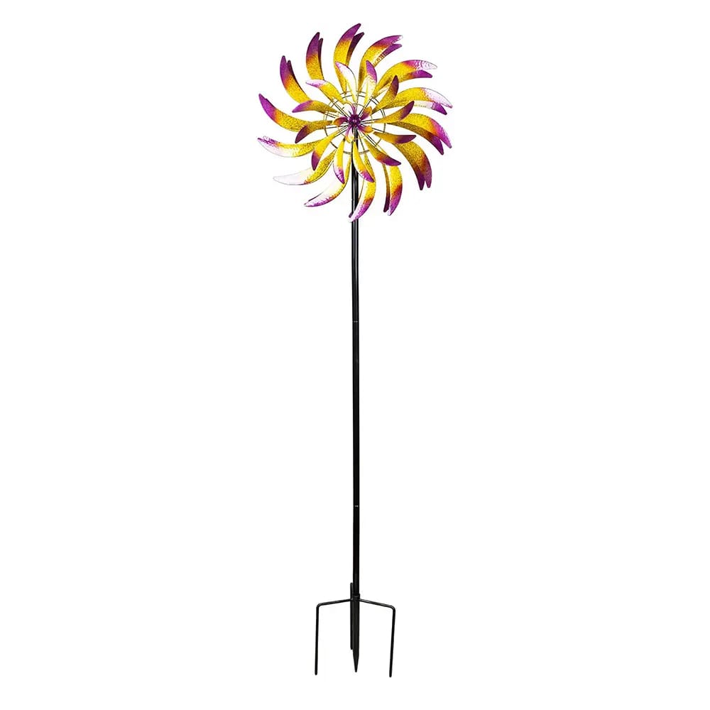 Tropical Breeze Wind Spinner, Yellow/Purple