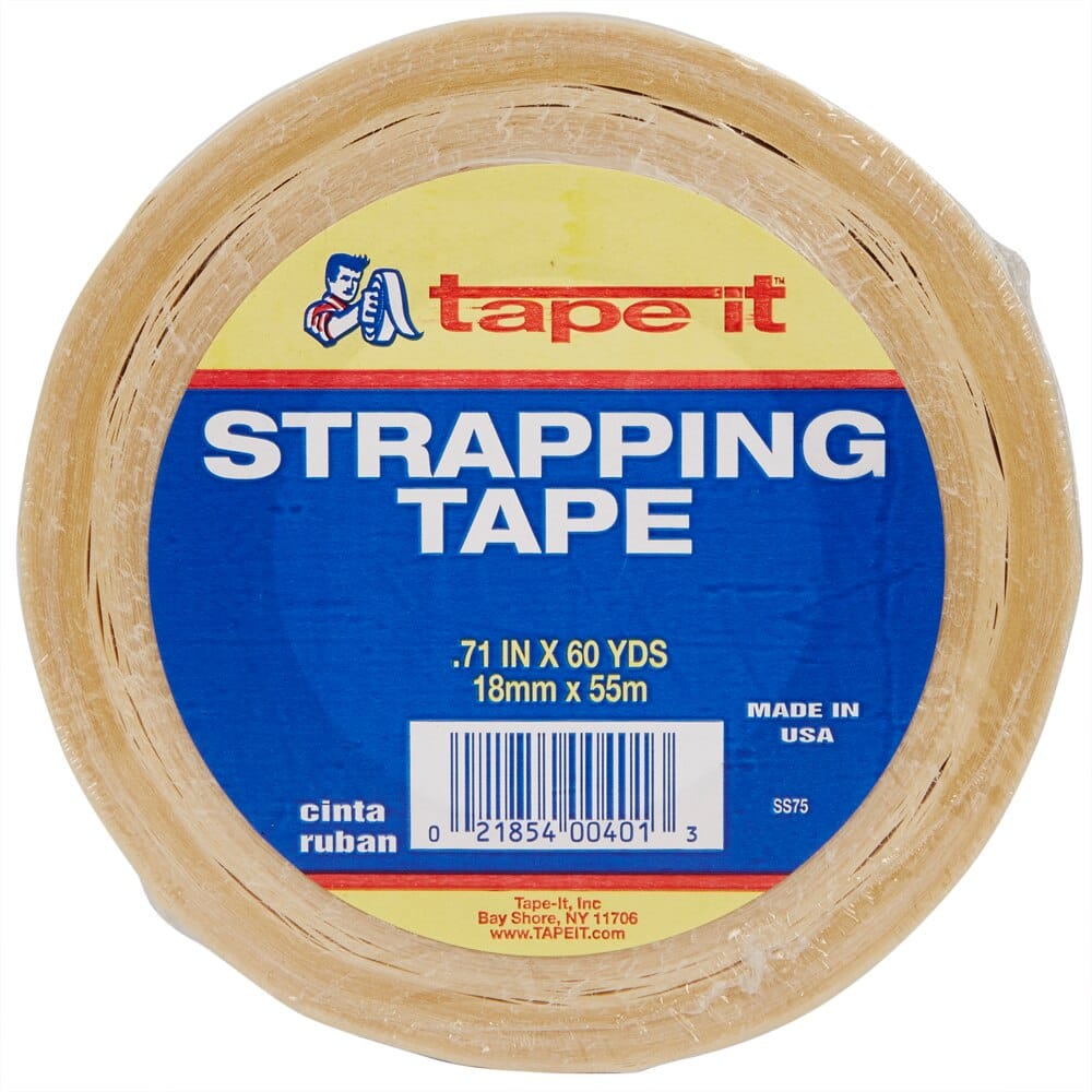 Tape It Strapping Tape, 3/4" x 60 yds