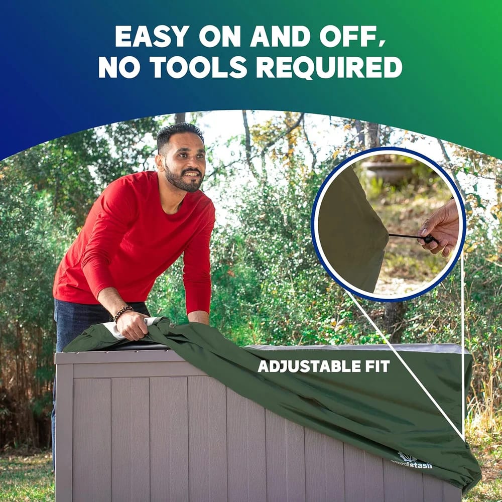 YardStash XL Deck Box Cover, Green