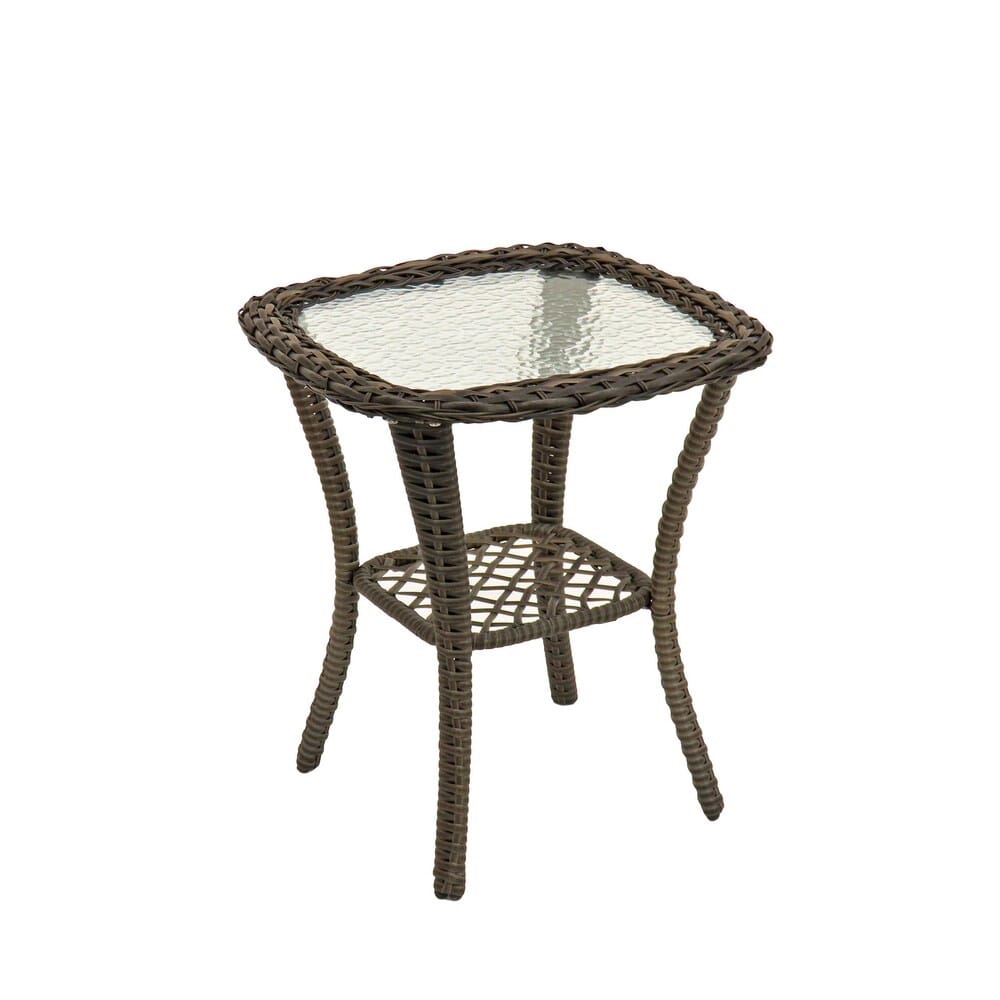 Chelsea Collection 3-Piece Swivel Wicker Bistro Set