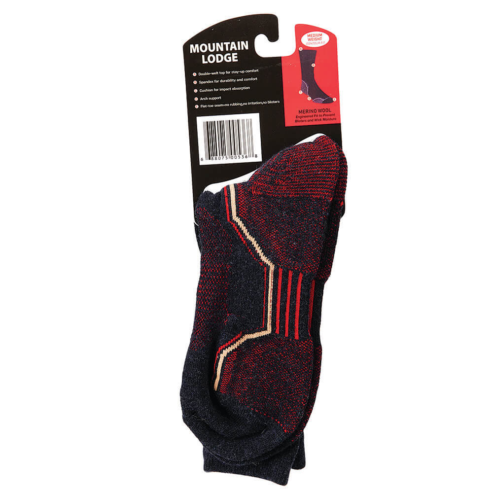 Mountain Lodge Men's Performance Outdoor Series Merino Wool Socks, Large