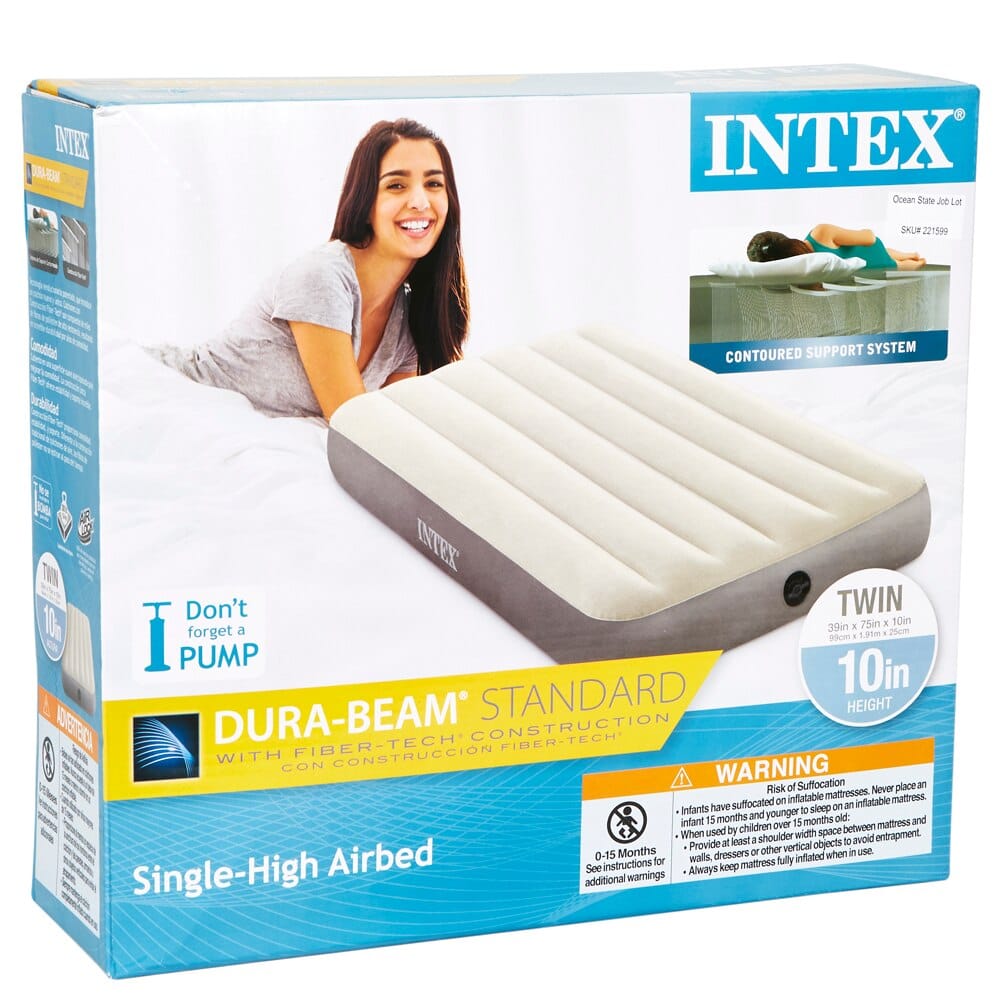 Intex Twin Dura-Beam Single-High Air Mattress