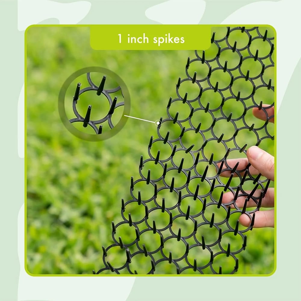 Homarden Outdoor Pet Deterrent Prickle Strips, Set of 6