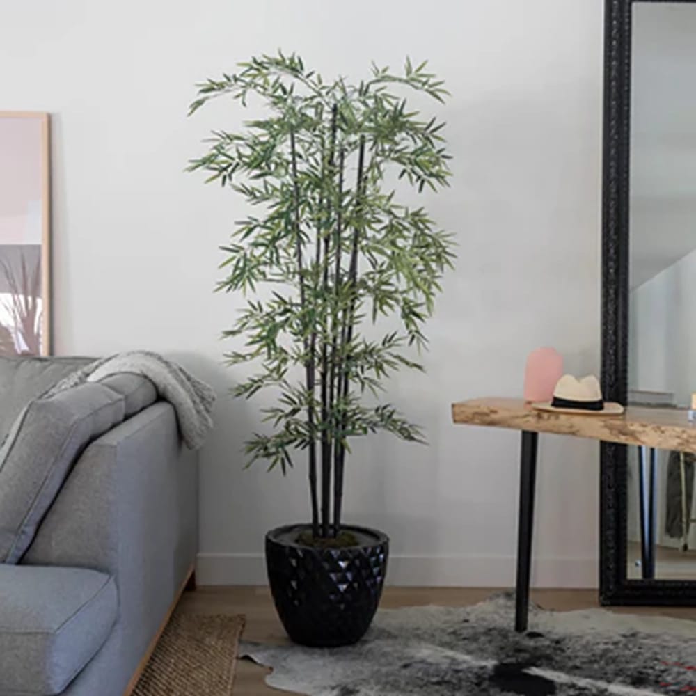 Vintage Home 72" Bamboo Tree With Eco Planter