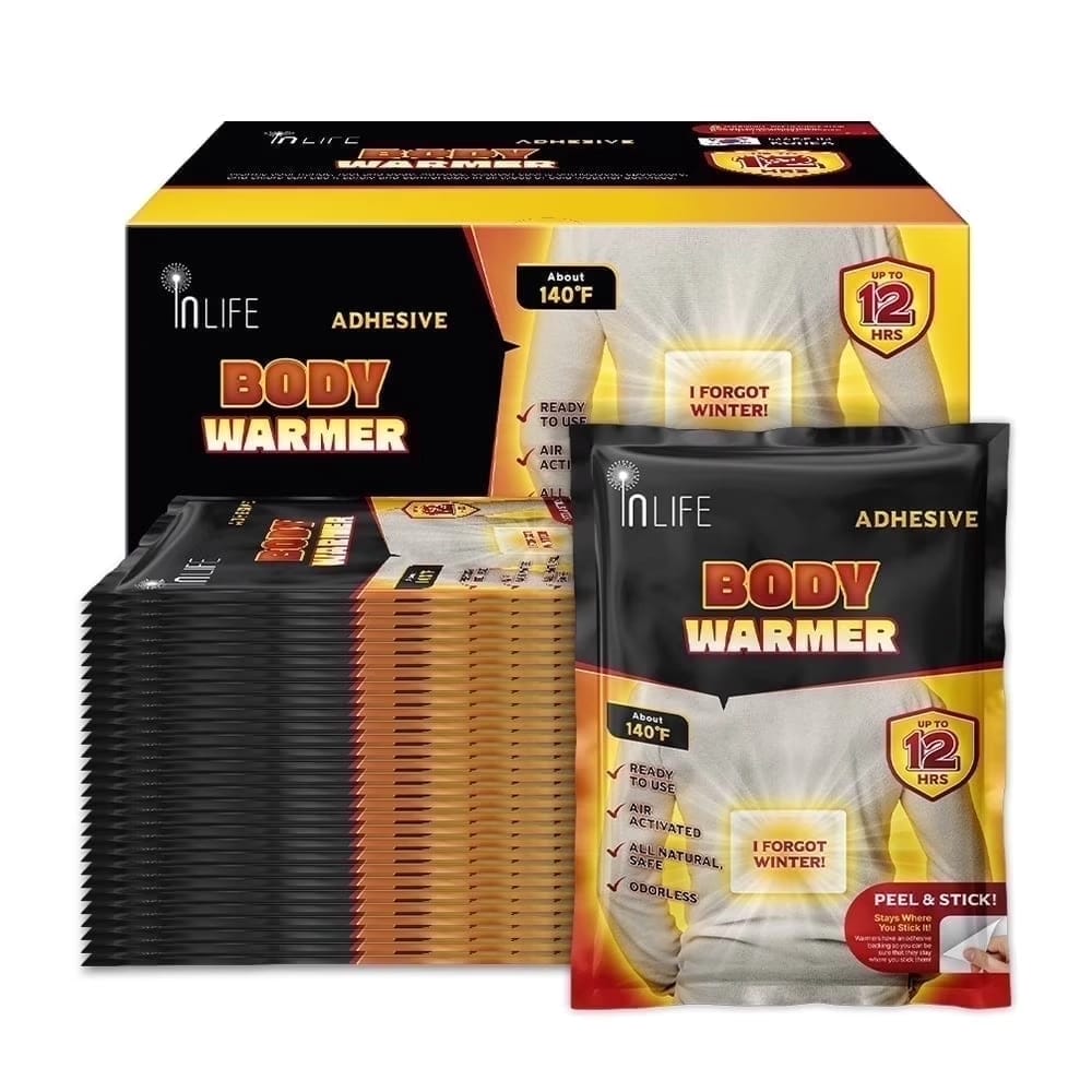 Inlife Adhesive Body Warmer, 30 Pack