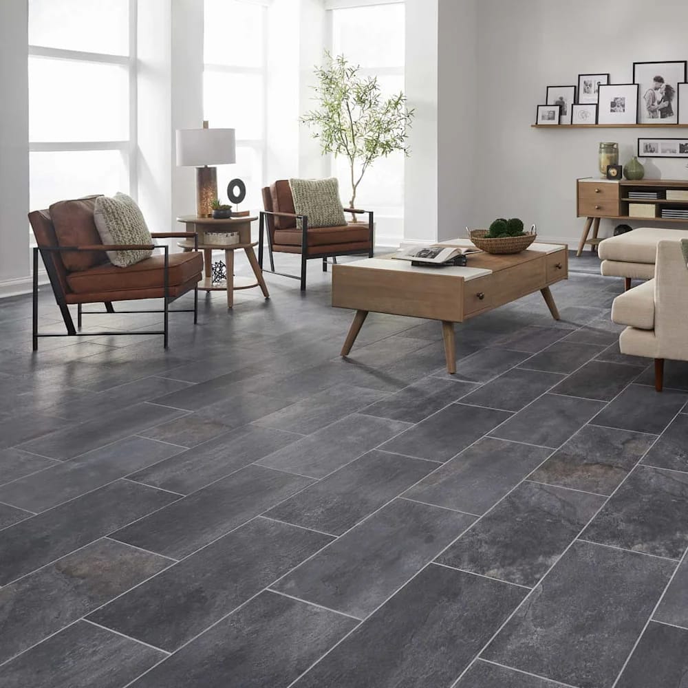 Avella 12" x 24" Quarzo Grigio Porcelain Tile, Gray, 11.5 sq. ft. ($4.35/sq. ft.)