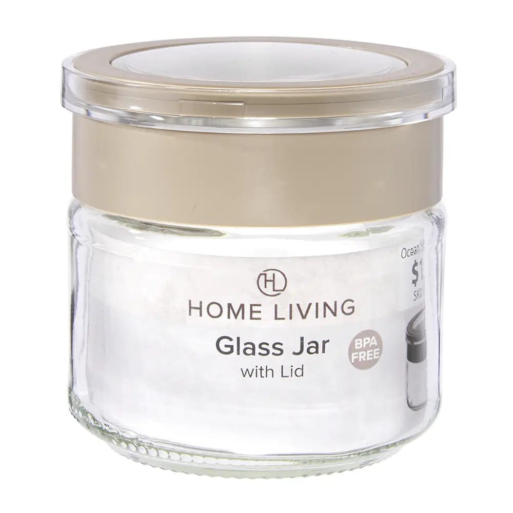 Home Living Glass Jar, 10 oz.