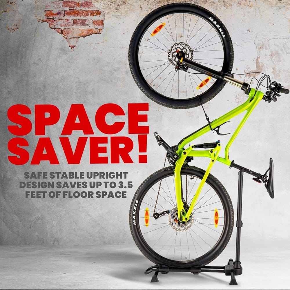 PRO BIKE TOOL Vertical Upright Bicycle Floor Stand