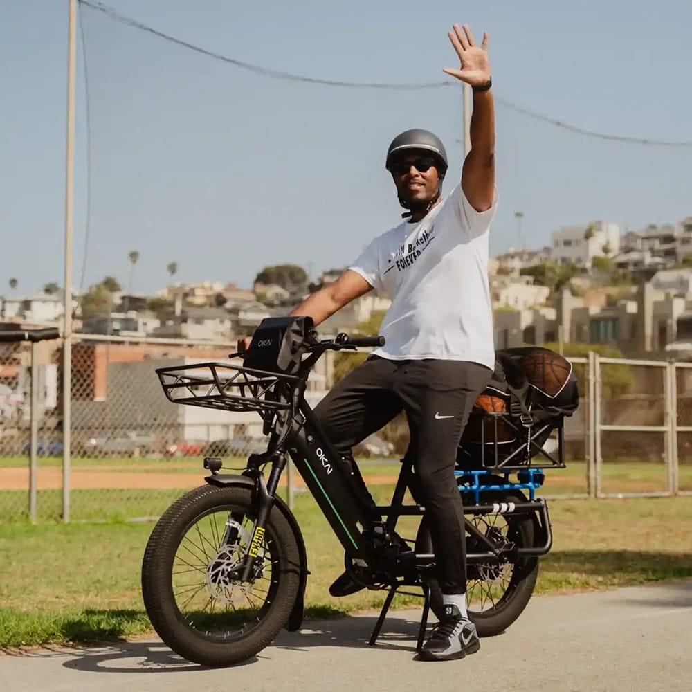 Okai E-Kargo Cargo Utility eBike, Black