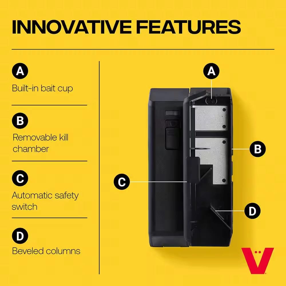 Victor Battery-Powered Instant-Kill Indoor Electronic Mouse Trap, 2 Pack