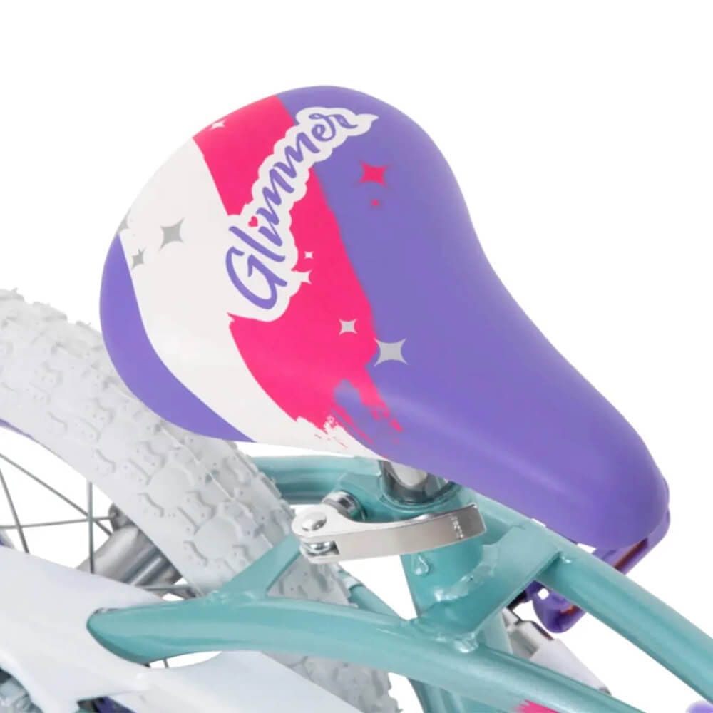Huffy Glimmer Kids' 12-Inch Quick Connect Bike, Sea Crystal Blue