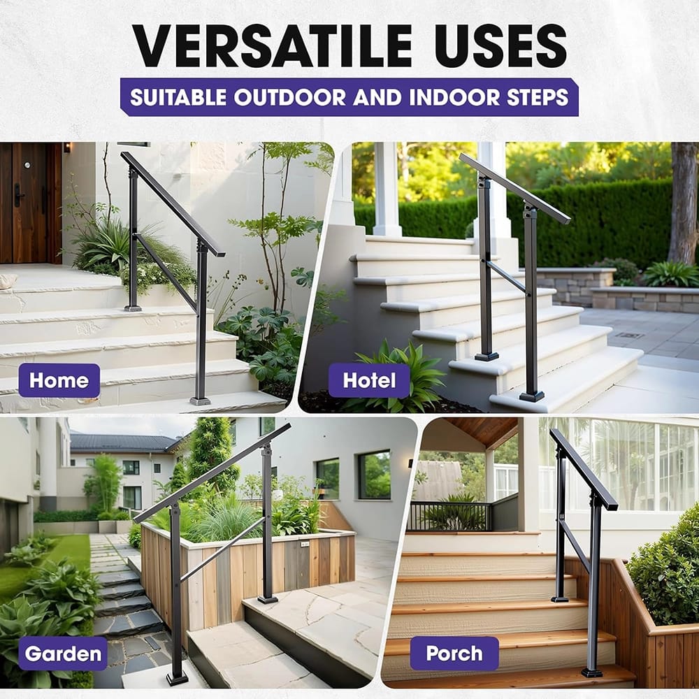 Xesi Strait Shape Step Handrail, 2-Steps