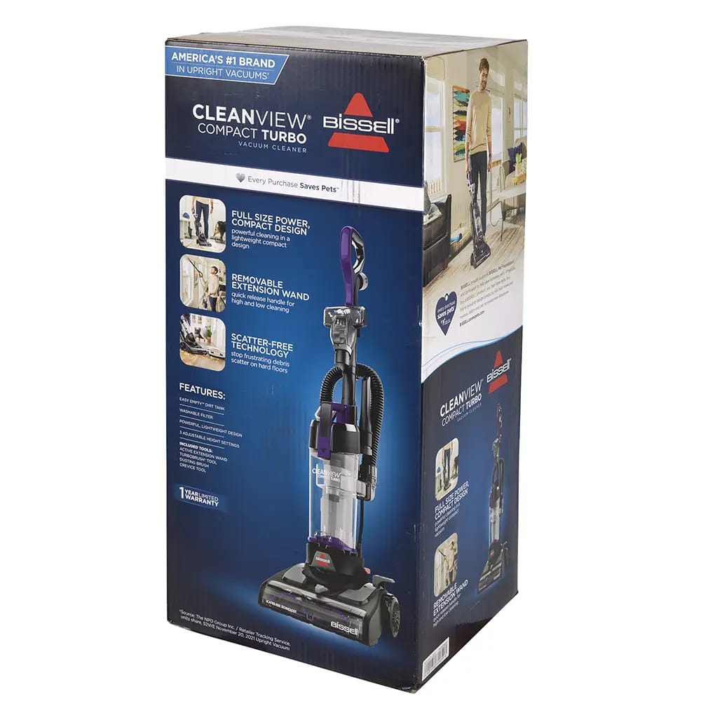 BISSELL CleanView Compact Turbo Vacuum Cleaner