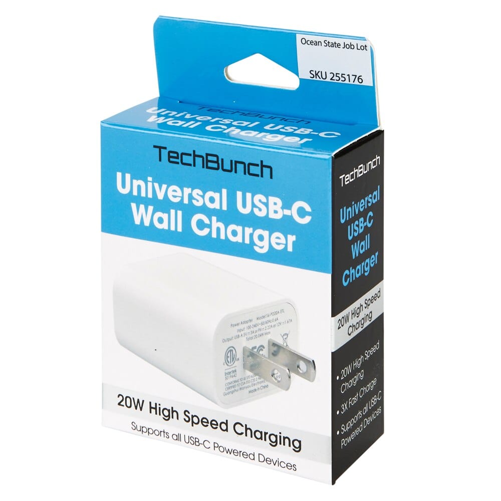 TechBunch Universal USB-C Wall Charger