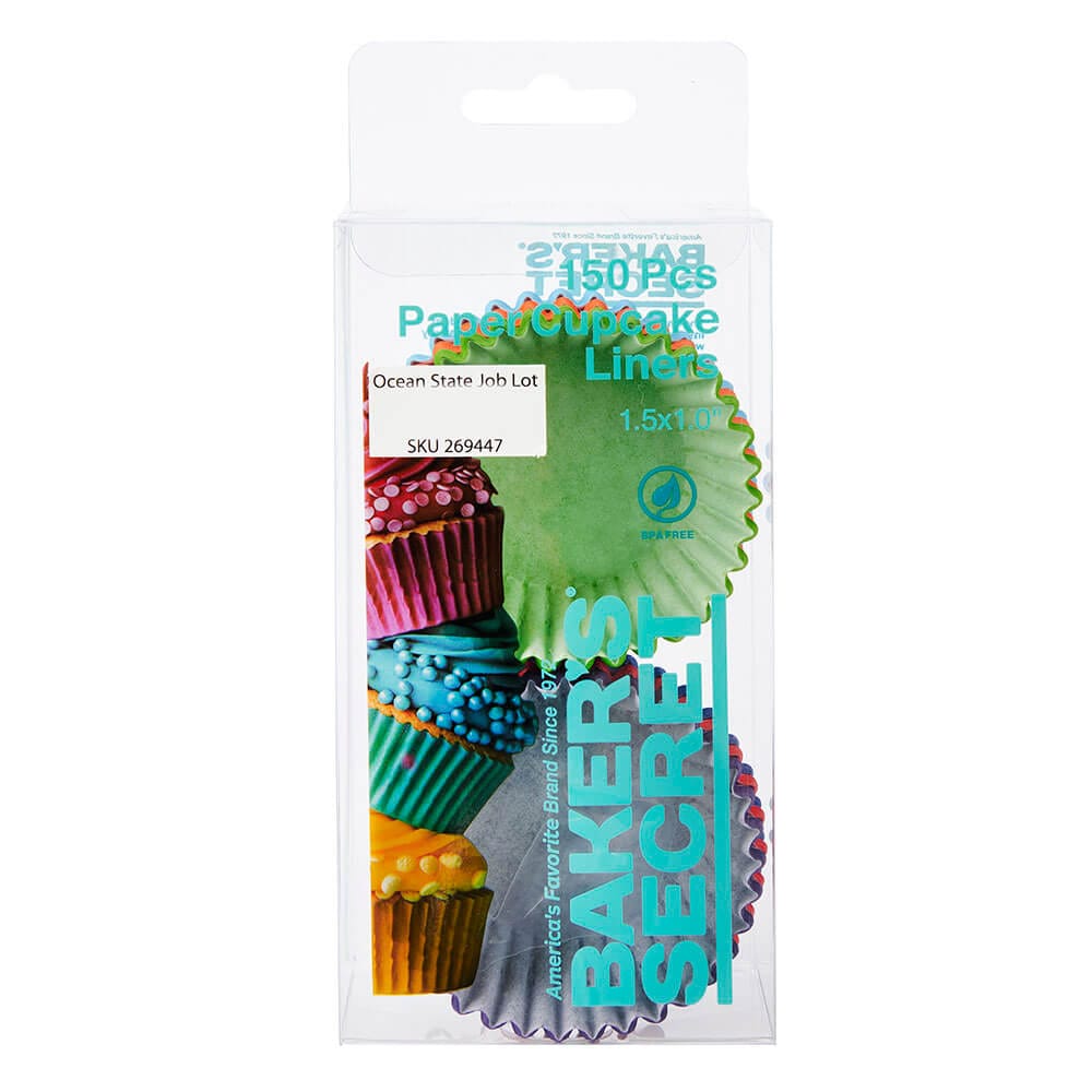 Baker's Secret Paper Cupcake Liners, 150 Count