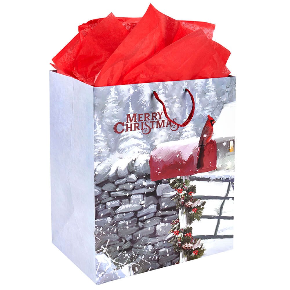 Large Wide Christmas Gift Bag