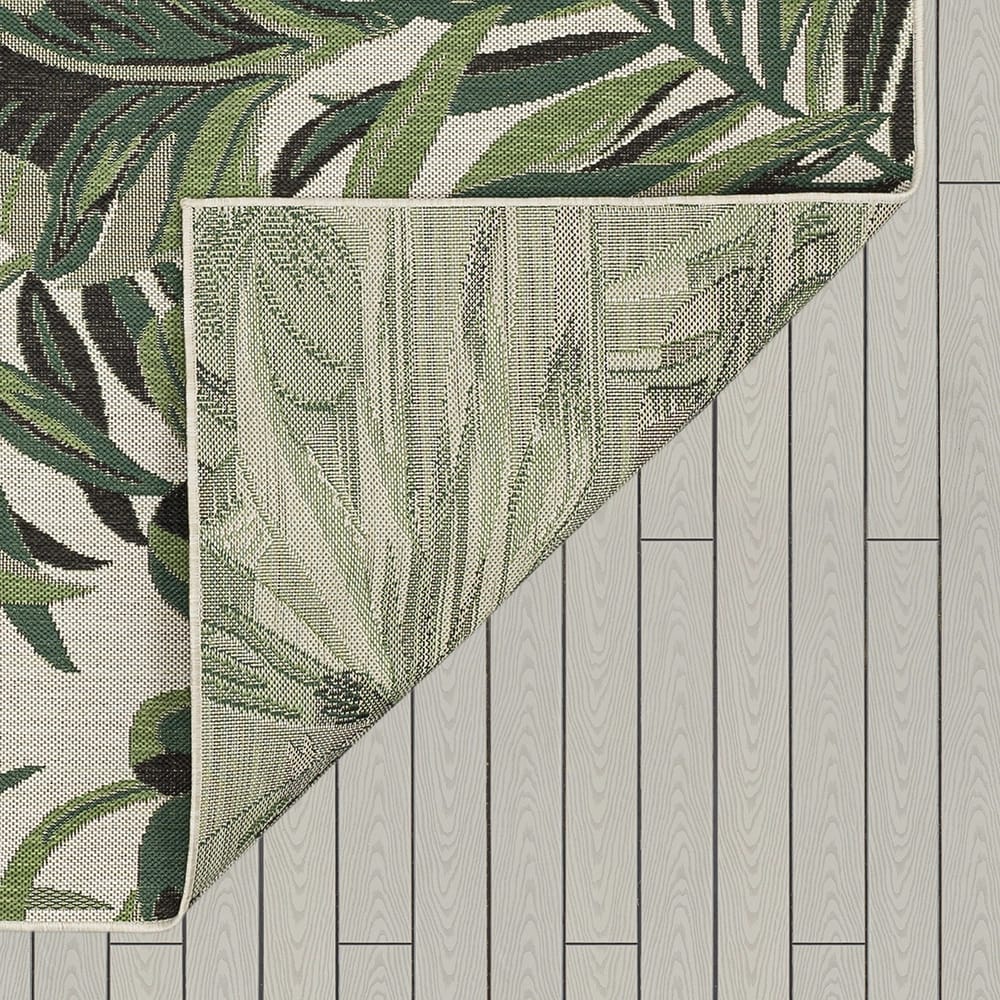 Mohawk Indoor/Outdoor Area Rug, Green Palms, 8' x 10'