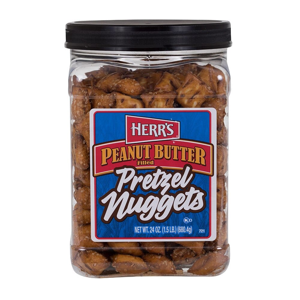 Herr’s Peanut Butter Filled Pretzel Nuggets, 24 oz